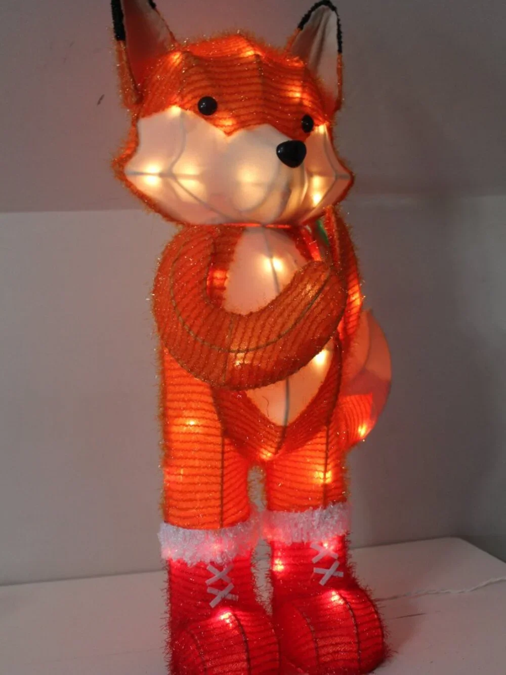 Lighted Tinsel Fox with Tree Wondershop at Target 2024 28